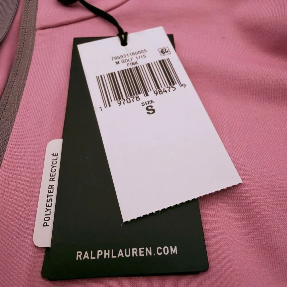 RLX Ralph Lauren All Gender Golf Luxury Jersey Pink Jacket S